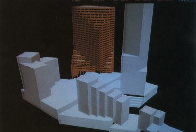 1984 Welton Beckett Associates: Site Massing Study 4